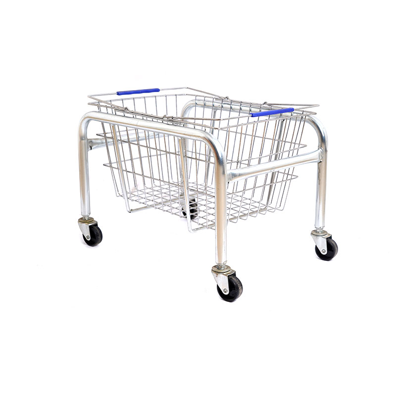 XC-MST-2. -حامل سلة التسوق المعدنية - + - سوبر ماركت-التسوق-سهل الاستخدام -تسوق-معدن-مخصص-لون-ثابت-المواصفات